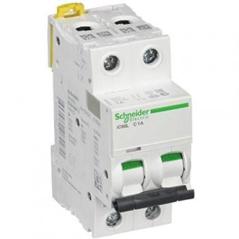 Interrupteur différentiel Schneider Electric A9F94201 iC60L 2P 1A courbe C