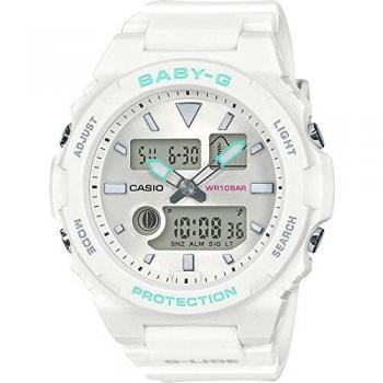 Casio BAX-100-7AER Quarz‑Uhr für Frauen mit Kunststoffarmband