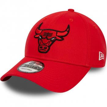 Gorra new era side patch 9forty chicago bulls nba rojo