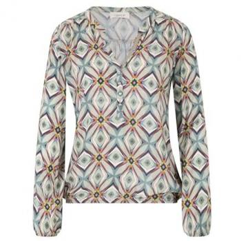 Langarm-Cartoon-Bluse im Casual-Stil