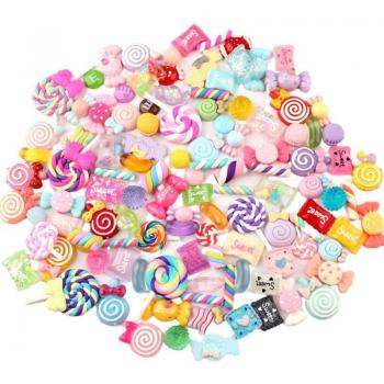 Gouttes d'huile en résine bonbons (30/50/100 pièces) pour DIY