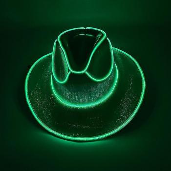 Sombrero Vaquero Luminoso LED para Despedida de Soltera