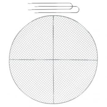 Grille BBQ pour brasero en fer galvanisé