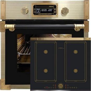 Kaiser Pyrolyse Einbau Backofen und Induktionskochfeld Set