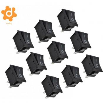 SPST‑Rockerschalter für industrielle Instrumente – 2‑Stift, 10‑er‑Set