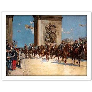 Triumph Arc WWI Victory Paint – Framed Canvas