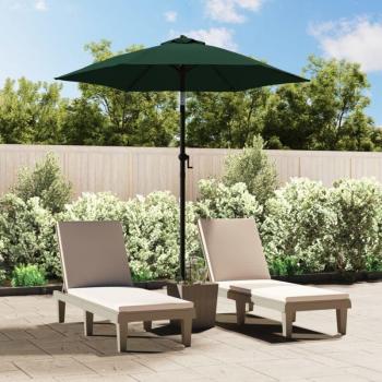 Sombrilla Premium de Aluminio Verde 200x224 cm