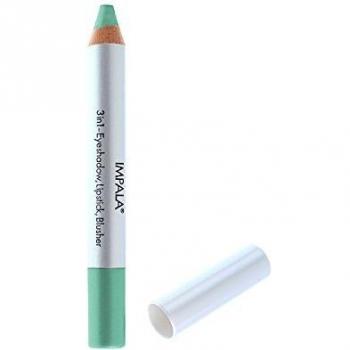 Lápiz Jumbo 3 en 1 Impala Color 05 Verde Metalizado