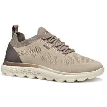Sneaker Geox Spherica E Beige/Grigio Dove Uomo EU 43