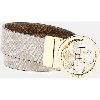Guess Aieta Cinturón Beige Reversible con 4G