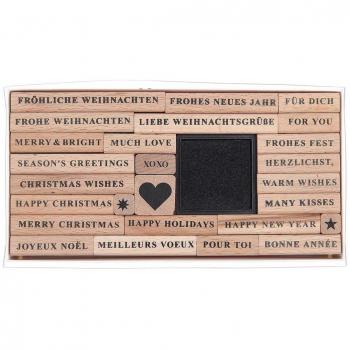 Holiday Joy Serif Stamp Set