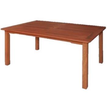 Defibrico - Tavolo in legno massello 140x80xH73 cm Impression rettangolare Royal