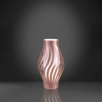 Linea Zero Lampada da Tavolo Helios 1Luz Rosa Metallizzata