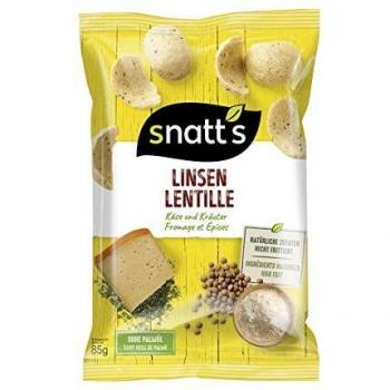 Snatt's Glutenfreie Linsen Chips Käse & Gewürze 85g