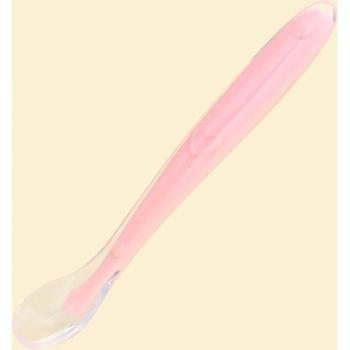 Cuchara suave de silicona para alimentación infantil