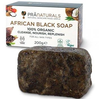 PraNaturals Sapone nero africano biologico 200 g