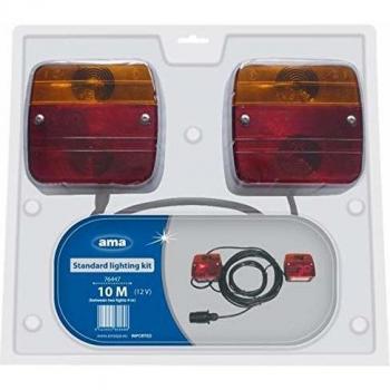 Kit de lumière à feux carrés à visser 10 m + 4 m