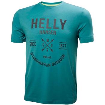 Camisa Helly Hansen Rune SS Hombre Verde Grís XL