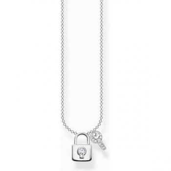 THOMAS SABO Silver Charm Lock Necklace