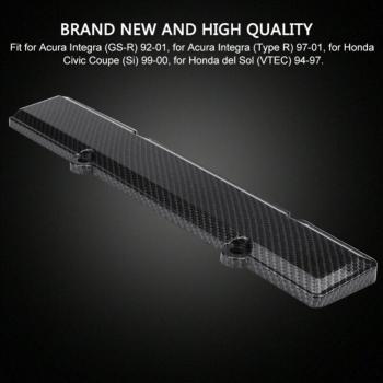 Carbon Fiber Insert Spark Plug Cover for Engine Valve