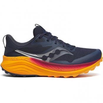 Zapatillas de trail saucony Aura TR GTX hombre azul naranja
