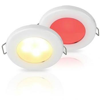 Acciaio Inox - Luce Rosso/bianco Caldo