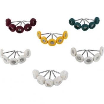 Fixmee 30pcs Polishing Wheels Cotton Buffing Pad
