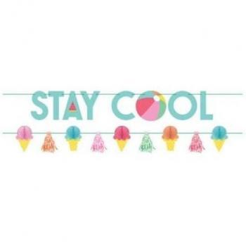 Banner Lettere Estive Amscan Stay Cool
