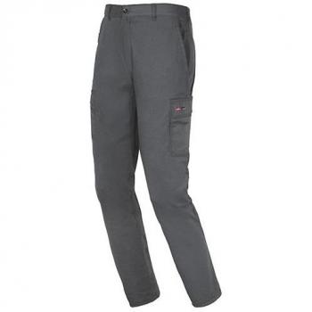 PANTALON ALGODON STRETCH AZUL XL