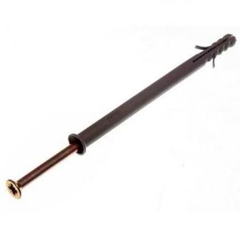 Premium M8 X 120MM Frame Fixing Screw and Nylon Wall Plug Window Anchor Kit