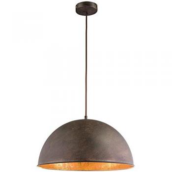 Lampada a sospensione industriale oro vintage 1x