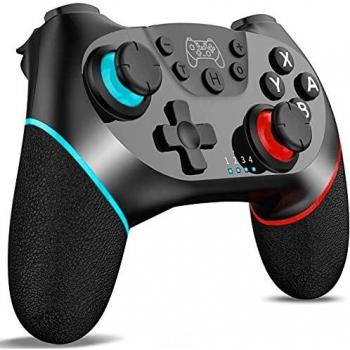 Controller Wireless per Nintendo Switch, Batteria 550mAh, Funzione Turbo e Doppia Vibrazione, Compatibile con Switch Lite