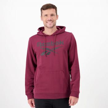 Sudadera Reebok Identity Fleece Granate Talla XL
