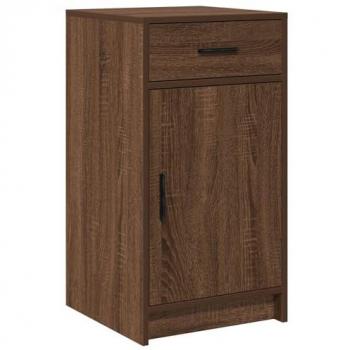 Aparador Industrial Marrón Roble 40×41×75 cm – Madera Ingenierizada