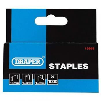 Draper Heavy Duty Staples 14mm - Pack of 1000