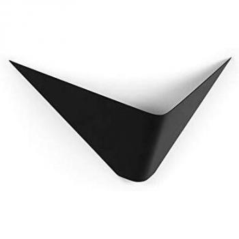 Applique Ginebra nera in acciaio Kave Home