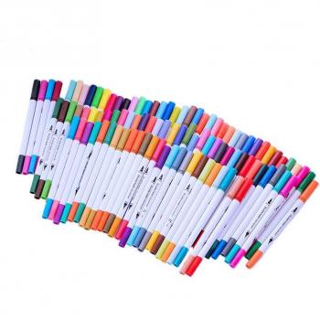 Dual Tip Brush Pen Set - 48/80/100 Colors