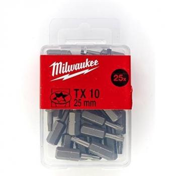 TX 10×25 mm schroefbits – 25-piece set