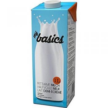 My Basics haltbare fettarme Milch 1,5% Fett 1L Tetra-Pack