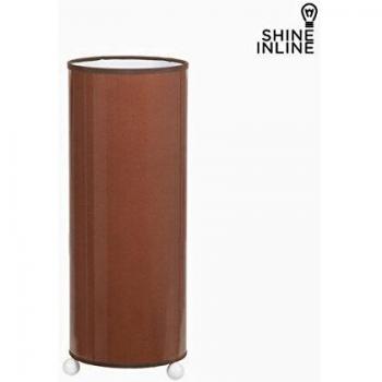 Lámpara de Mesa Material Celulosa Marrón by Shine Inline