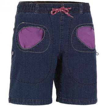 Pantaloncini da arrampicata E9 ONDA SHORT DENIM (BLU) DONNA