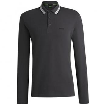 Regular Fit Langarm-Poloshirt BOSS GREEN 'Plisy'