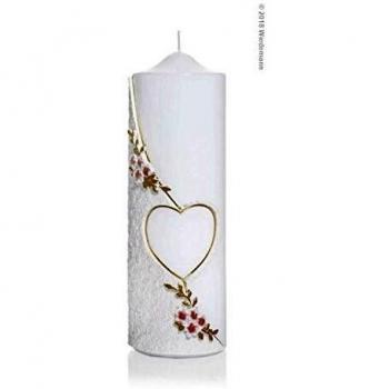Jubiläums‑Wiedemann Kerze in Gold – 22 x 7 cm