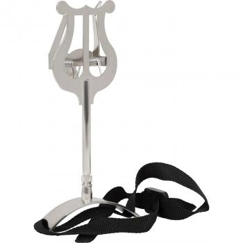 Tragbares Musikgestell für Tenor Horn mit Halter und Gürtel