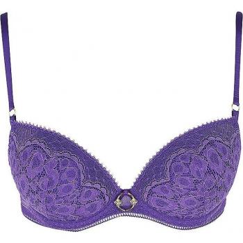 Illusion Fauve Gemoldeter Push-Up BH Ultraviolet