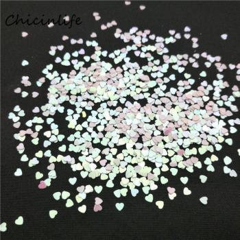 Chicinlife 1000 Teile/Los 3mm Weiß Herz Konfetti Bachelorette Party Deko