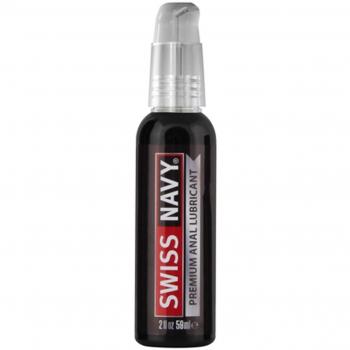 Swiss Navy Premium Silicone-Based Anal Lubricant - 2 oz