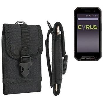 Funda protectora K-S-Trade para Cyrus CS 27, negro