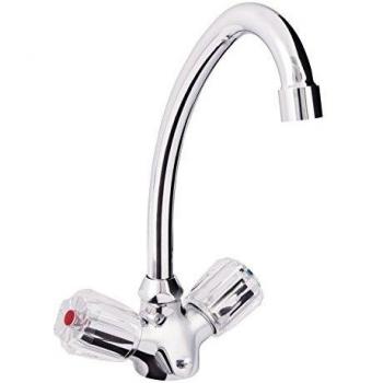 Sanitop Zweigriffarmatur StandardPlus für Waschtisch chrom