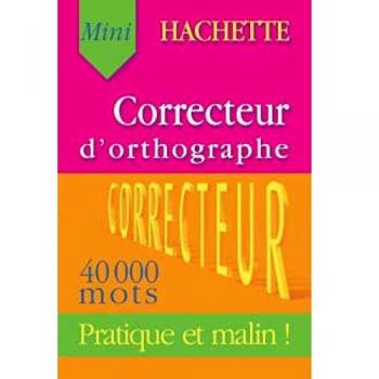 Le correcteur d'orthographe Hachette